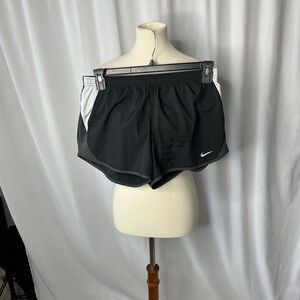 Nike Dri-Fit Running Shorts Black & Gray Athletic Shorts Size M